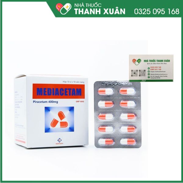 Mediacetam 400mg - Điều trị các rối loạn thần kinh trung ương